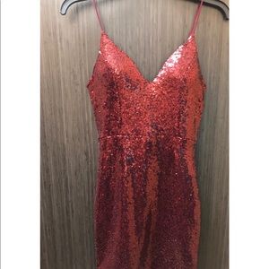 Size small women’s dark red sequin/party dress